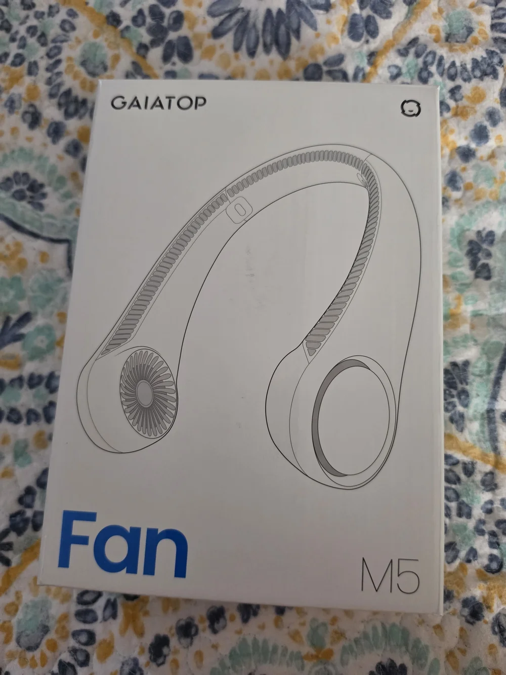 GAIATOP M5 Portable Neck Fan - White